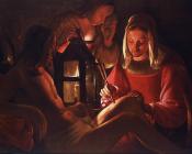 乔治 德 拉 图尔 : St Irene Removing Arrows from St Sebastians Leg